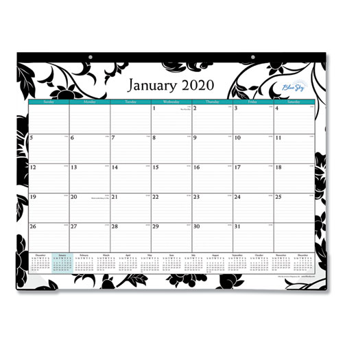 Blue Sky Barcelona Desk Pad 22 X 17 2020 Biloxi Paper Company