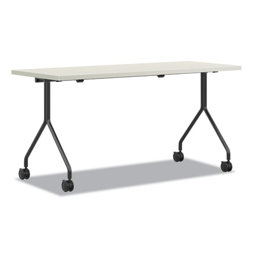 Image of Hon® Between Nested Multipurpose Tables, Rectangular, 48W X 24D X 29H, Silver Mesh/Loft