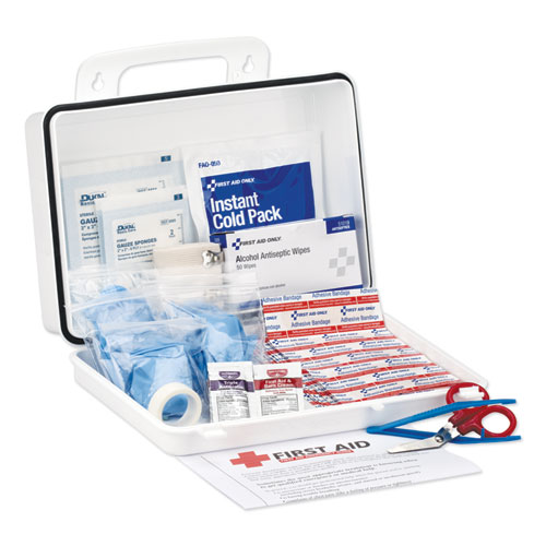 Office First Aid Kit, for Up to 25 People, 131 Pieces/Kit