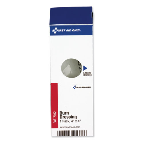 Image of First Aid Only™ Smartcompliance Refill Burn Dressing, 4 X 4, White