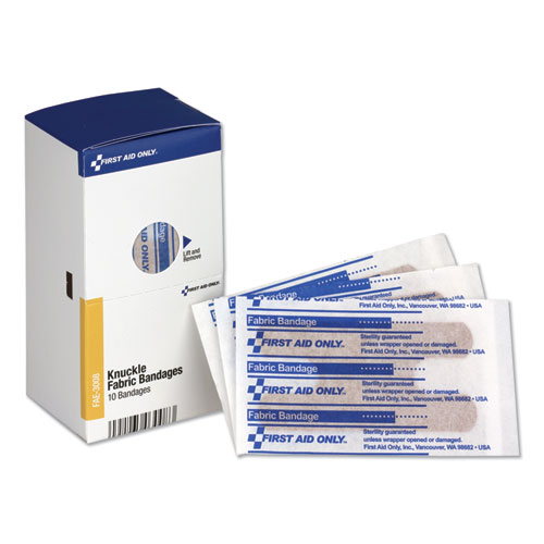 Image of First Aid Only™ Knuckle Bandages, Individually Sterilized, 10/Box