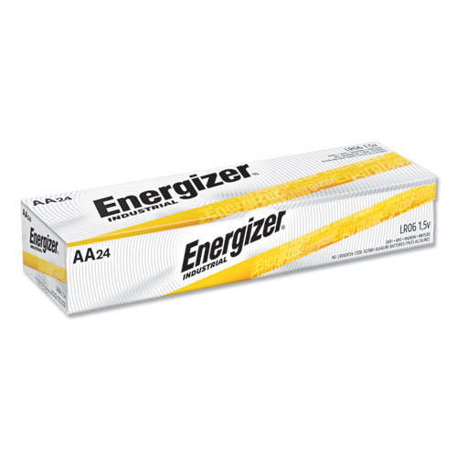 Energizer® Industrial Alkaline Aa Batteries, 1.5 V, 24/Box