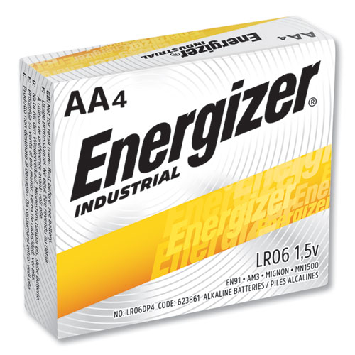 Image of Energizer® Industrial Alkaline Aa Batteries, 1.5 V, 24/Box