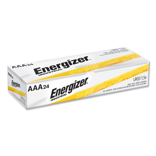 Image of Energizer® Industrial Alkaline Aaa Batteries, 1.5 V, 24/Box
