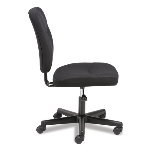 Image of 4-Oh-One Mid-Back Armless Task Chair, Supports Up to 250 lb, 15.94" to 20.67" Seat Height, Black