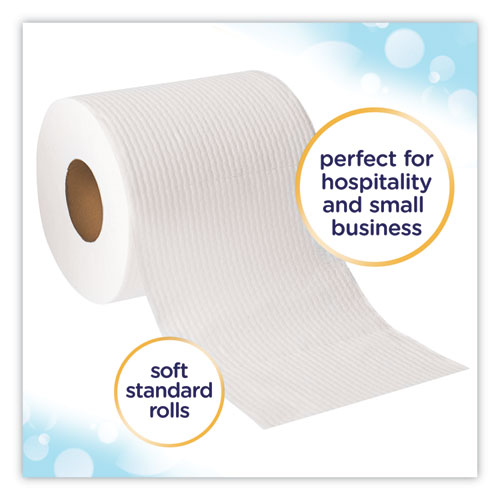 Image of Two-Ply Bathroom Tissue for Business, Septic Safe, White, 451 Sheets/Roll, 60 Rolls/Carton
