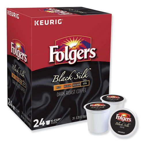 Image of Folgers® Gourmet Selections Black Silk Coffee K-Cups, 24/Box