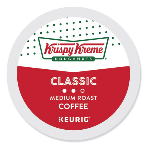 Image of Krispy Kreme Doughnuts® Classic Coffee K-Cups, Medium Roast, 24/Box
