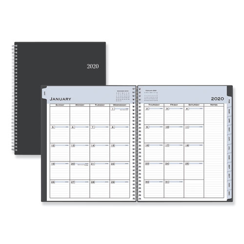 Passages Weekly Monthly Wirebound Planner 11 X 8 1 2 Charcoal