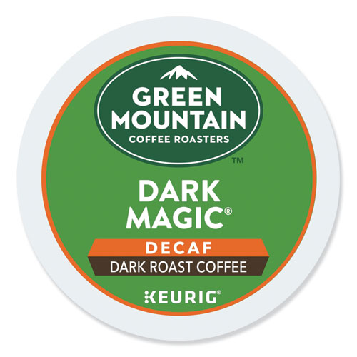 Image of Green Mountain Coffee® Dark Magic Decaf Extra Bold Coffee K-Cups, 96/Carton