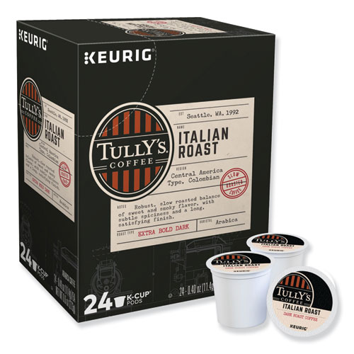 Image of Tully'S Coffee® Italian Roast Coffee K-Cups, 24/Box