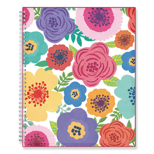 Mahalo Academic Year CYO Weekly/Monthly Planner, 11 x 8.5, Tropical Floral, 2022-2023