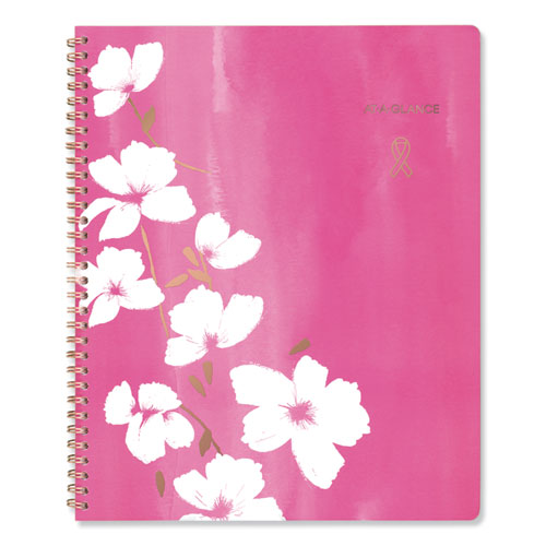 SORBET WEEKLY/MONTHLY PLANNER, 11 X 8.5, PINK/WHITE, 2021