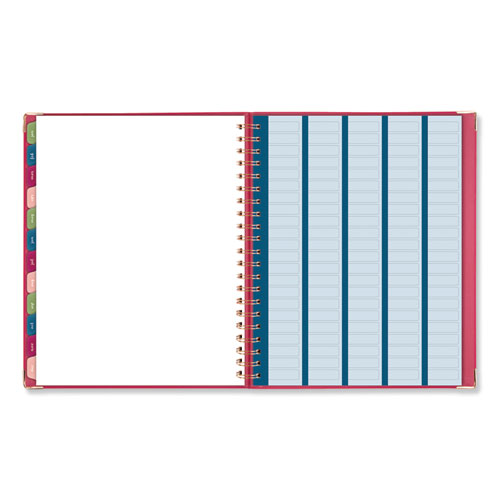 Image of Harmony Weekly/Monthly Hardcover Planner, 11 x 8.5, Berry Cover, 13-Month (Jan to Jan): 2023 to 2024