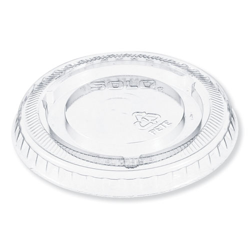 Dart® Non-Vented Cup Lids, Fits 5 oz Cups, Clear, 2,500/Carton