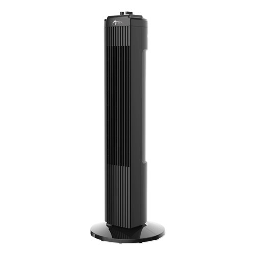 Image of Alera® 28" 3-Speed Tower Fan, Plastic, Black