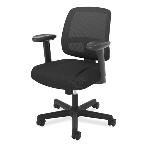 Image of Hon® Valutask Height-Adjustable Arm Kit For Hon Valutask Chairs, 4 X 10.25 X 11.88, Black, 2/Set