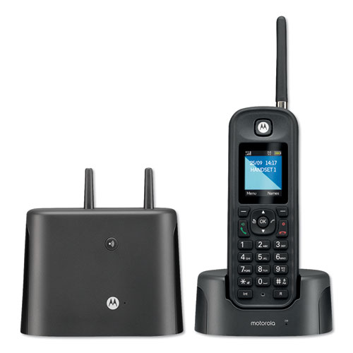 Image of Motorola 0211 Digital Cordless Telephone With Answering Machine, 1 Handset