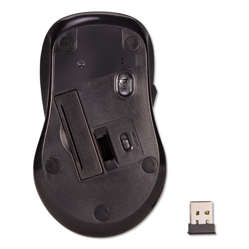 Image of Hyper-Fast Scrolling Mouse, 2.4 GHz Frequency/26 ft Wireless Range, Right Hand Use, Black