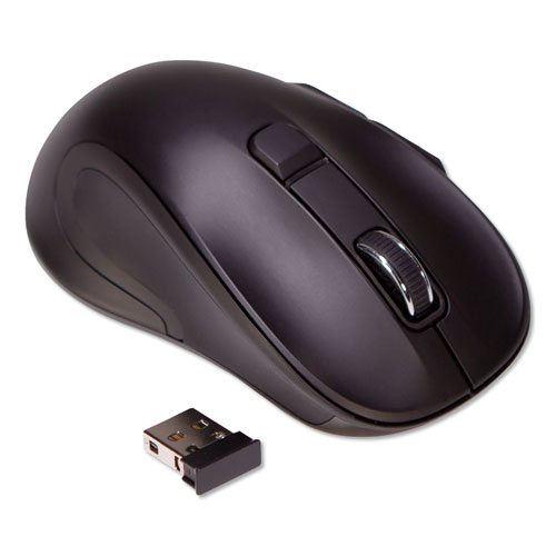 Hyper-Fast Scrolling Mouse, 2.4 GHz Frequency/26 ft Wireless Range, Right Hand Use, Black