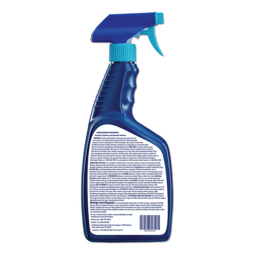Image of Microban® 24-Hour Disinfectant Bathroom Cleaner, Citrus, 32 Oz Spray Bottle, 6/Carton