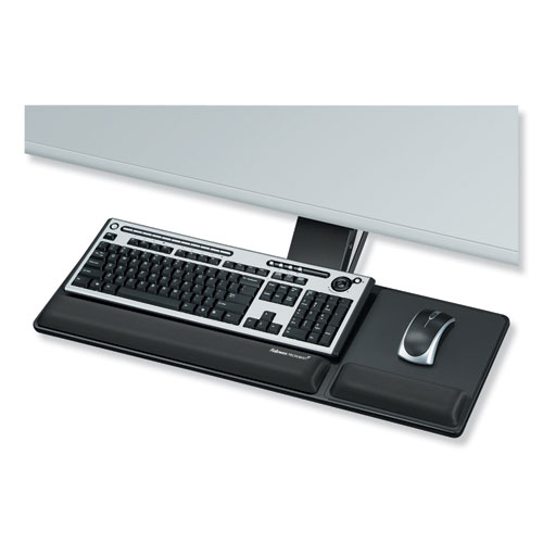 Designer Suites Compact Keyboard Tray, 19w x 9.5d, Black