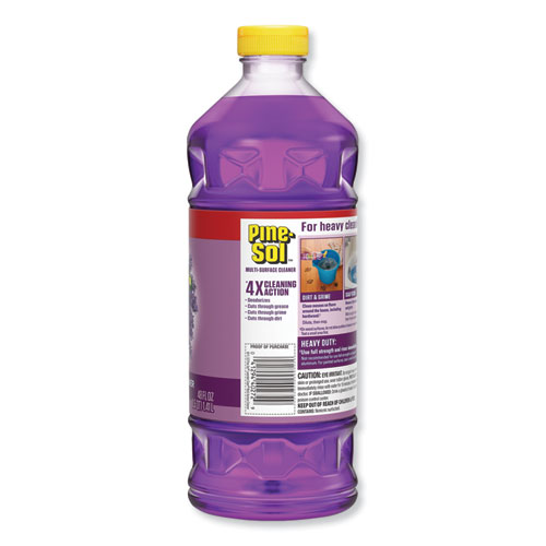 Image of Pine-Sol® Multi-Surface Cleaner, Lavender, 48Oz Bottle, 8/Carton
