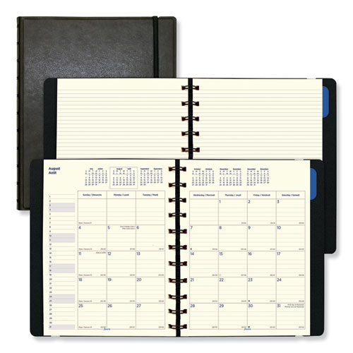 Filofax® Monthly Planner, 10.75 x 8.5, Black, 2021-2022