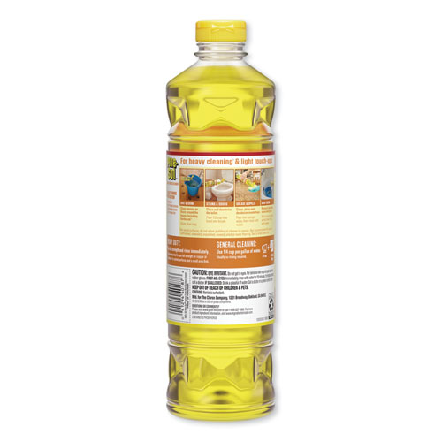 Image of Multi-Surface Cleaner, Lemon Fresh, 28 oz Bottle, 12/Carton