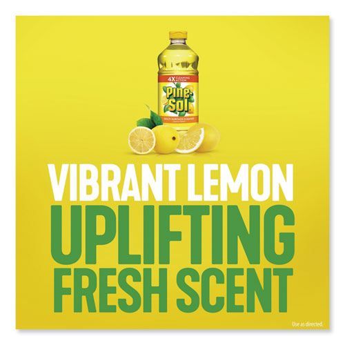 Image of Multi-Surface Cleaner, Lemon Fresh, 28 oz Bottle, 12/Carton
