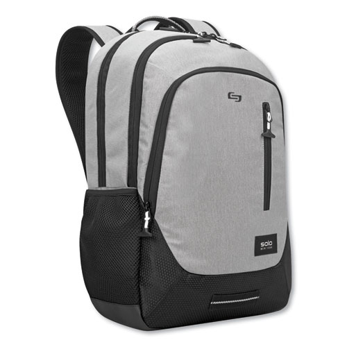 Region Backpack, For 15.6" Laptops, 13 x 5 x 19, Light Gray