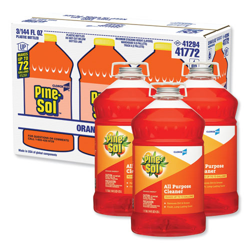 All-Purpose Cleaner, Orange Energy, 144 Oz Bottle, 3/carton