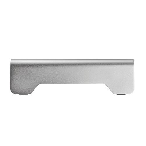 Slim Aluminum Monitor Riser, 15 3/4 x 8 1/4 x 2 1/2, Silver
