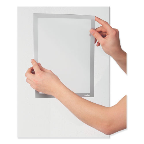 Image of DURAFRAME SUN Sign Holder, 8.5 x 11, Silver Frame, 2/Pack