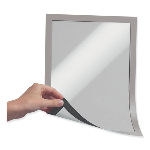 Image of DURAFRAME Magnetic Sign Holder, 5.5 x 8.5, Silver Frame, 2/Pack