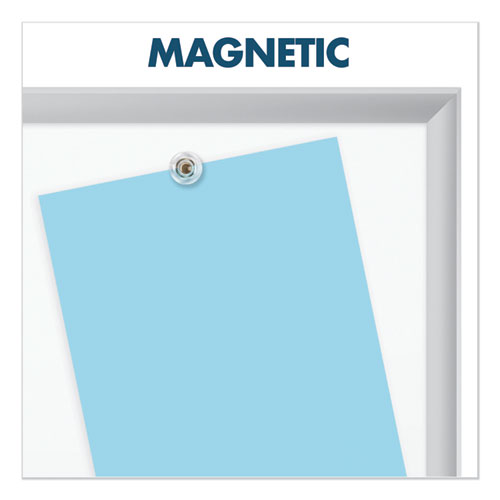 Image of Quartet® Classic Series Porcelain Magnetic Dry Erase Board, 48 X 36, White Surface, Silver Aluminum Frame