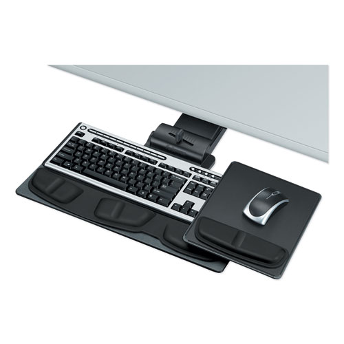 Professional Executive Adjustable Keyboard Tray, 19w x 10.63d, Black