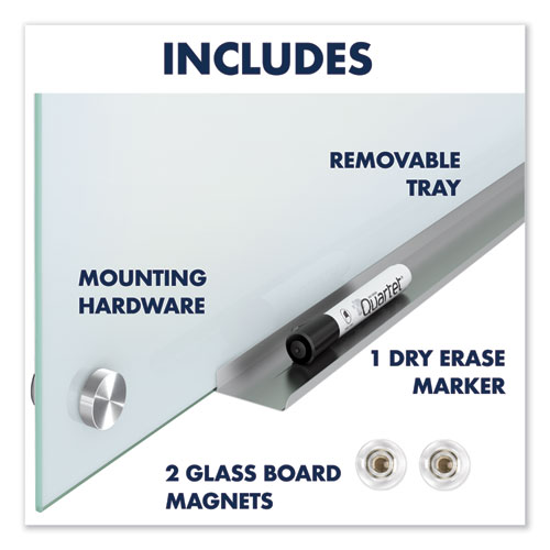 Image of Quartet® Infinity Glass Marker Board, 36 X 24, White Surface