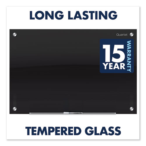 Image of Quartet® Infinity Glass Marker Board, 48 X 36, Black Surface