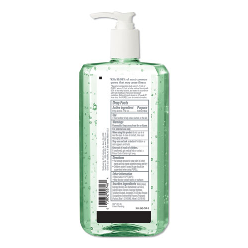 ADVANCED SOOTHING GEL HAND SANITIZER, FRESH SCENT WITH ALOE AND VITAMIN E, 1 L PUMP BOTTLE