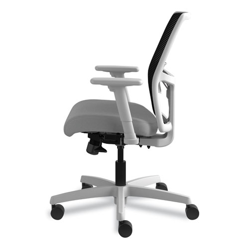 Ignition 2.0 4-Way Stretch Low-Back Mesh Task Chair, Supports Up to 300 lb, Frost Seat, Charcoal Back, Titanium Base