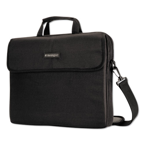 Kensington® Simply Portable Padded Laptop Sleeve, Fits Devices Up to 15.6", Polyester, 17 x 1.5 x 12, Black