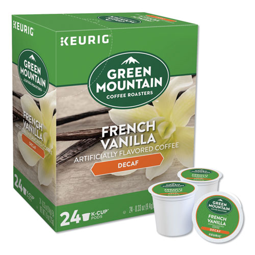 Image of Green Mountain Coffee® French Vanilla Decaf Coffee K-Cups, 96/Carton