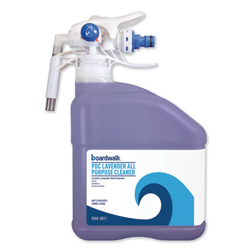 Image of Boardwalk® Pdc All Purpose Cleaner, Lavender Scent, 3 Liter Bottle, 2/Carton