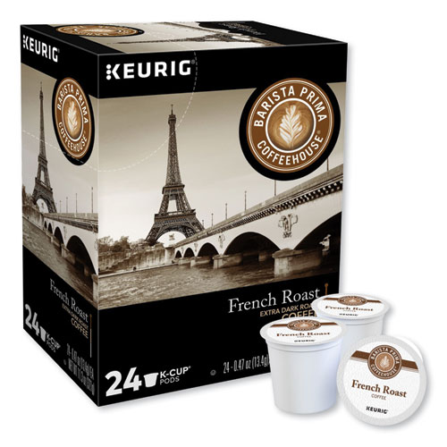 Image of Barista Prima Coffeehouse® French Roast K-Cups Coffee Pack