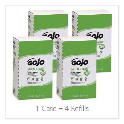Image of Gojo® Multi Green Hand Cleaner Refill, Citrus Scent, 2,000 Ml, 4/Carton