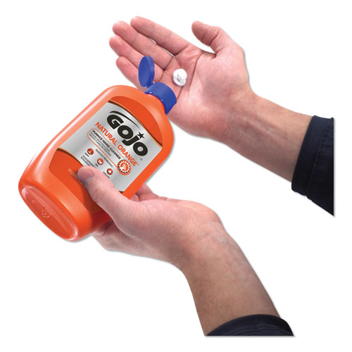 Image of Gojo® Natural Orange Pumice Hand Cleaner, Citrus, 14 Oz Bottle
