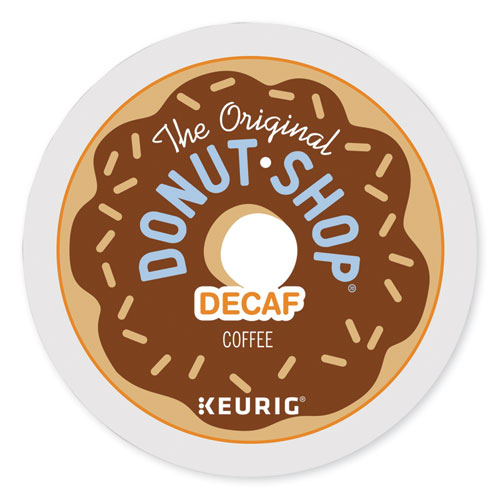 Donut Shop Decaf Coffee K-Cups, 24/Box