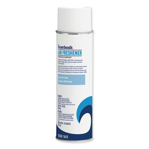 Image of Boardwalk® Fresh Scent Air Freshener, 10 Oz Aerosol Spray, 12/Carton