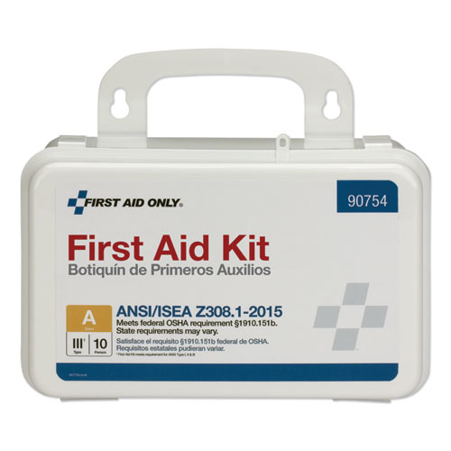 ANSI Class A 10 Person First Aid Kit, 71 Pieces